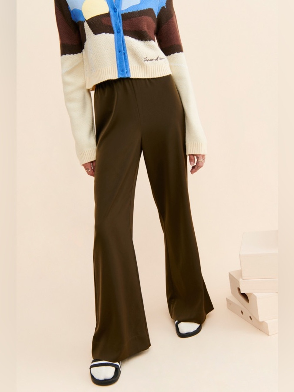 TOJHA Ada Satin Pants